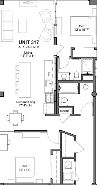 Laclede Lofts – Floor plan