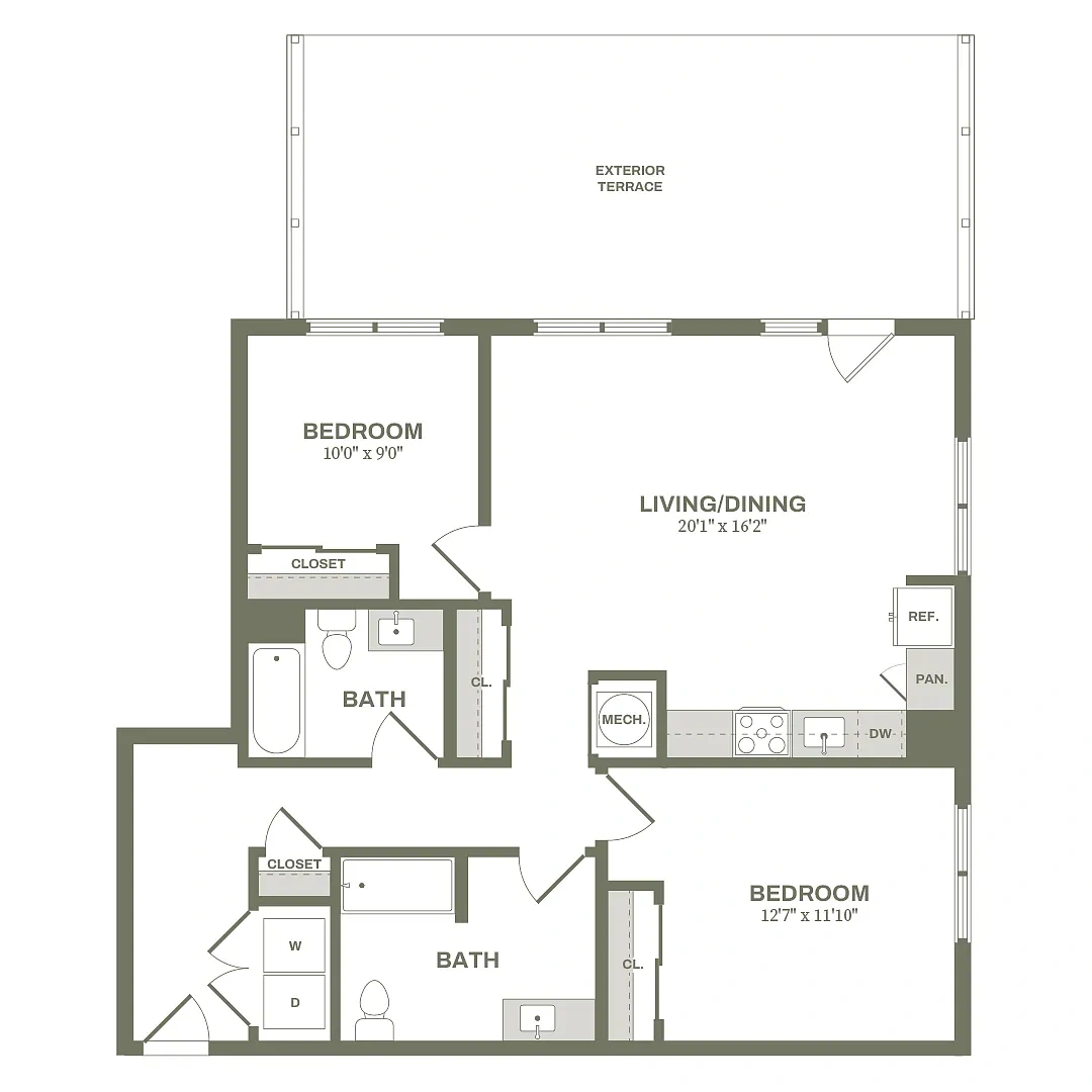 Ten60 Bolivar – 2 Bed Type 6