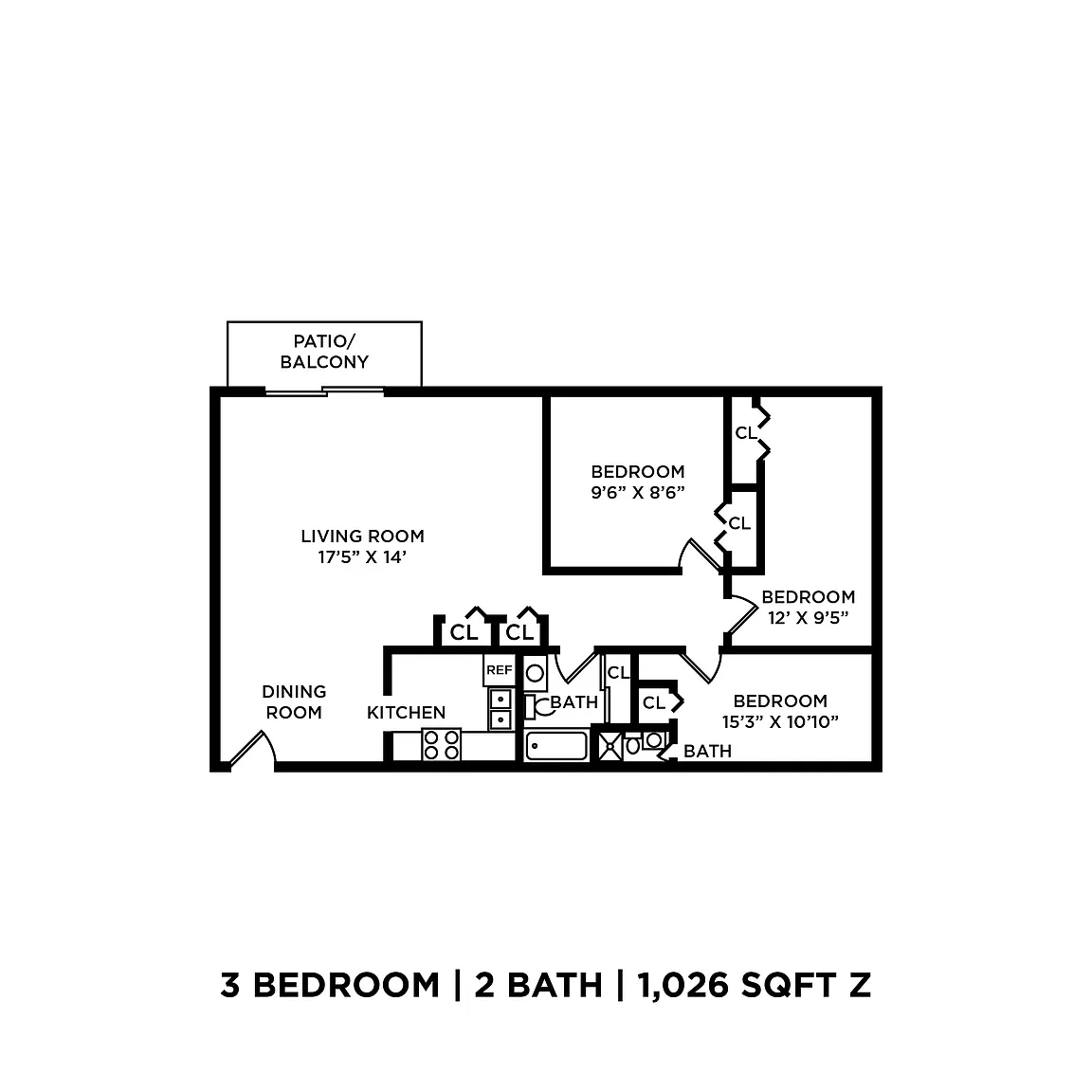 Vantage Pointe West Apartment Homes – Floor plan