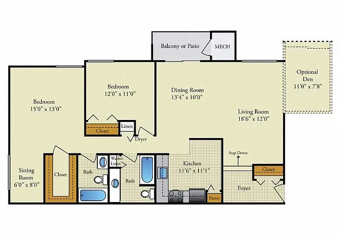 The Forest Apartments – Floor plan