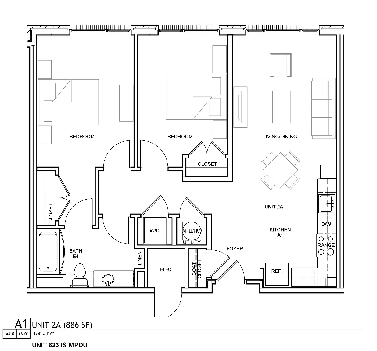 The Chimes at North Bethesda – Floor plan