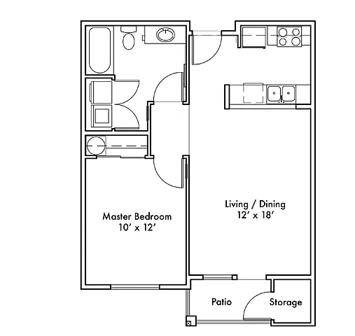 Scriber Creek Apartments – Floor plan