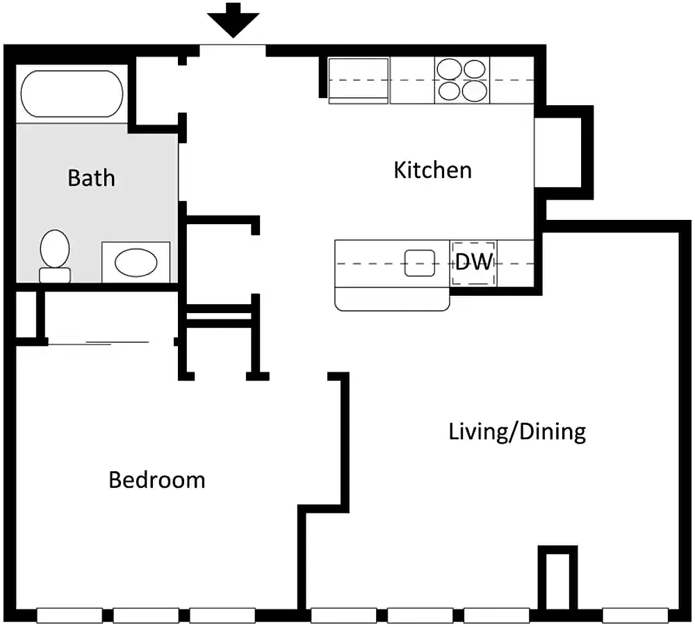 The Duffy School 62+ – Floor plan