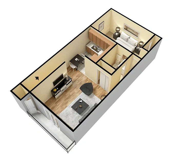 Deer Valley Apartments – Floor plan