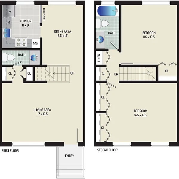 Whitehall Square Apartments – Floor plan