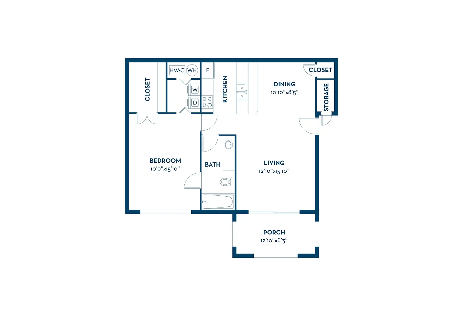 Bennington Pond Apartments – Floor plan