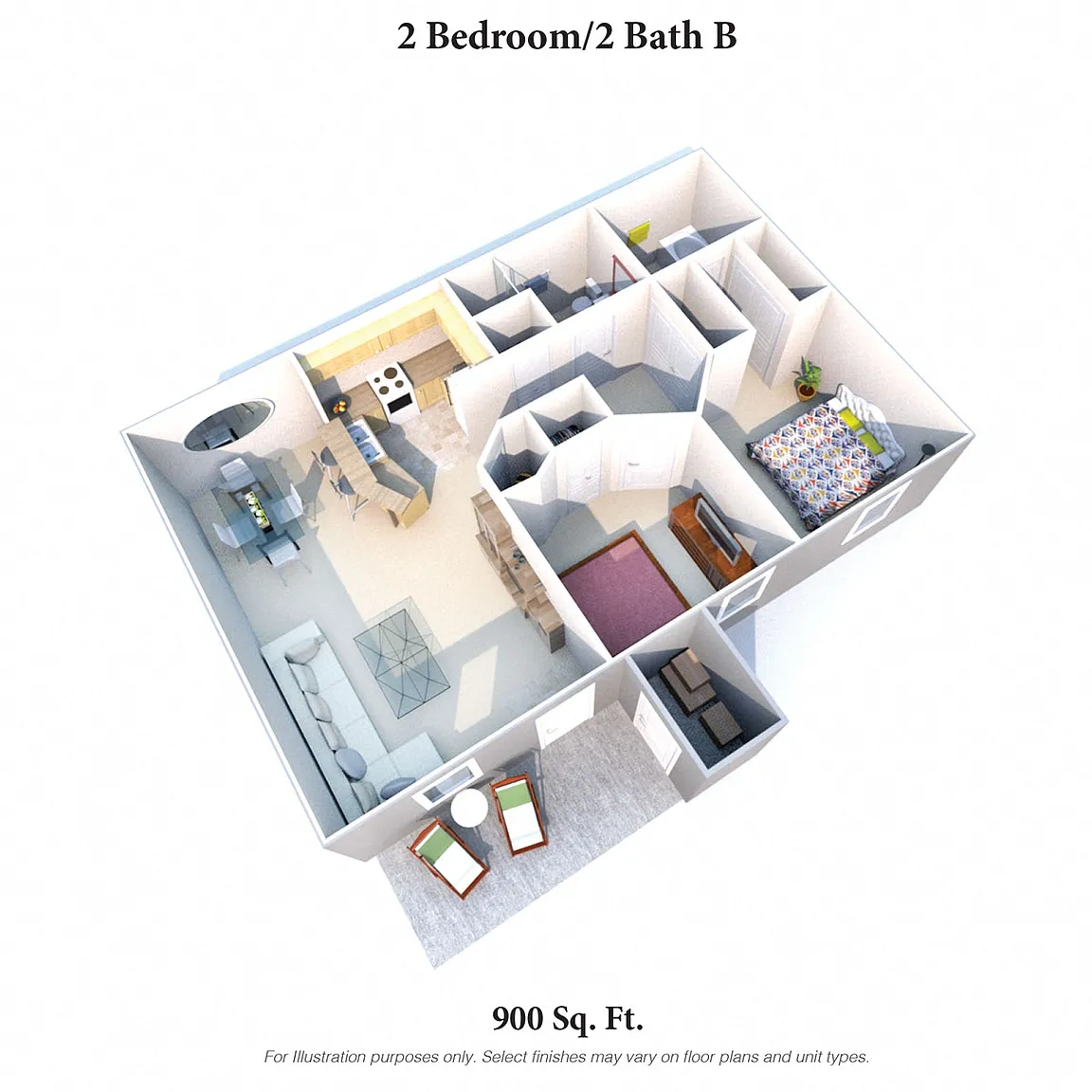 Eagle Crest Apartments – Floor plan
