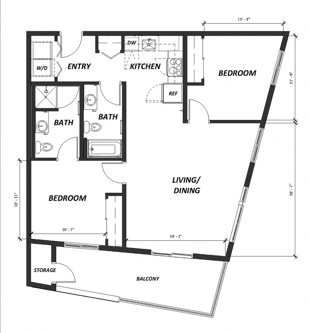 AVIVA Apartments – Floor plan