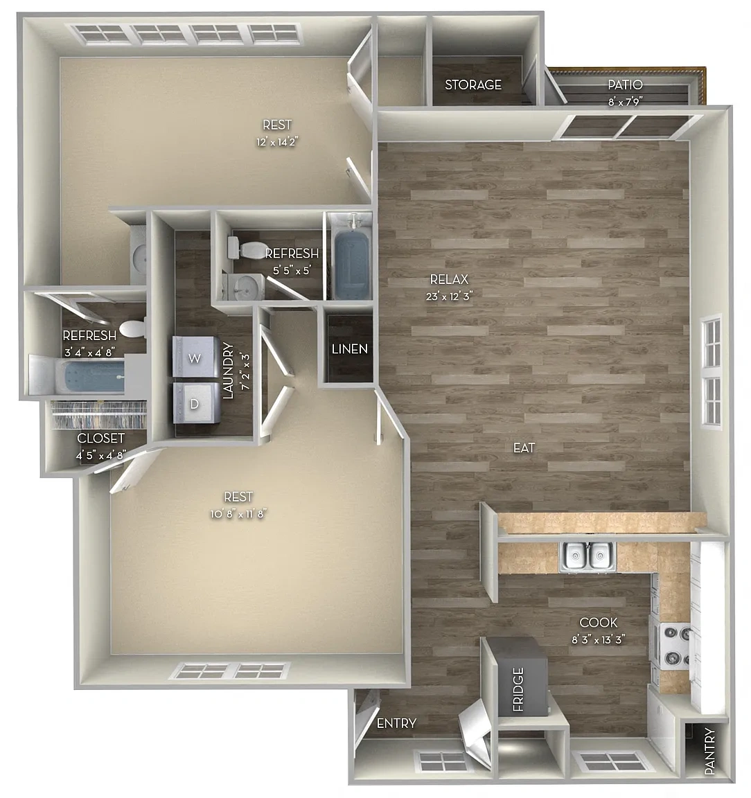 Hunter's Ridge – Floor plan