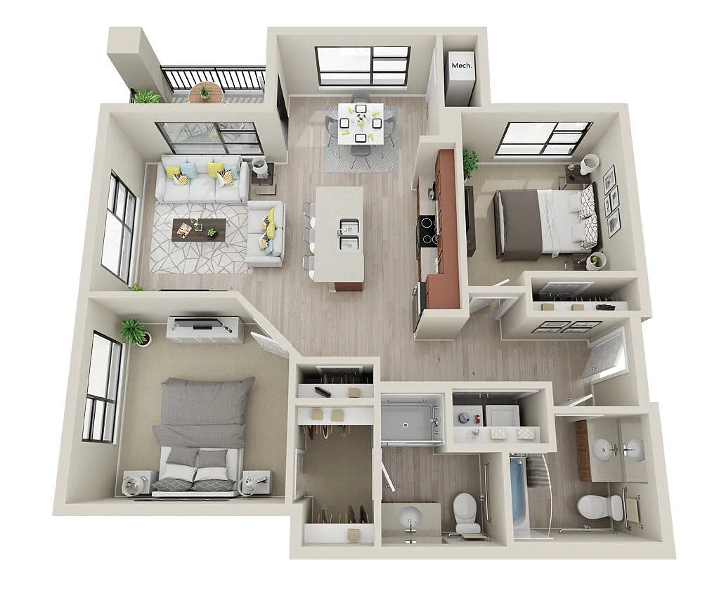 The Landing at 818 – Floor plan