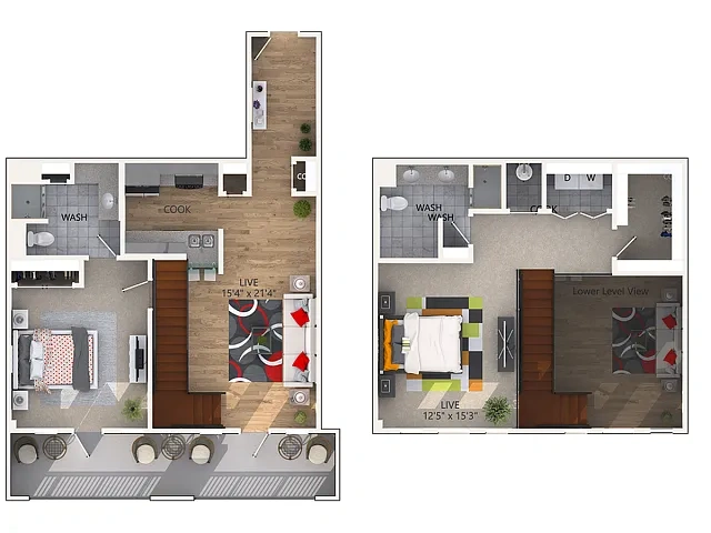 The Lofts at Atlantic Station – Floor plan