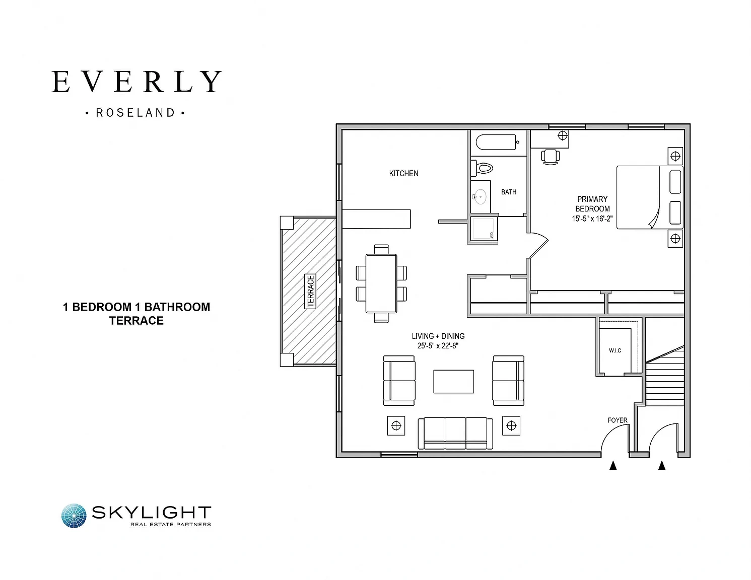 Everly Roseland – Floor plan