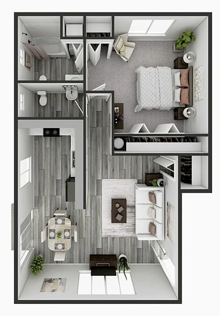 Northcrest Garden Apartments – Floor plan