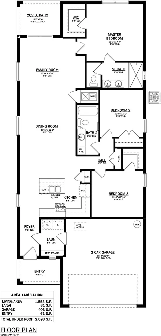 Preserve at Poinciana – Floor plan