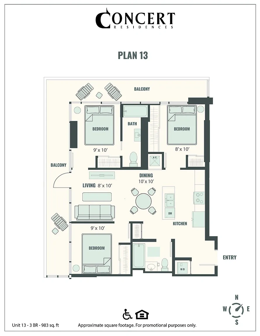 Broadway Towers – Floor plan