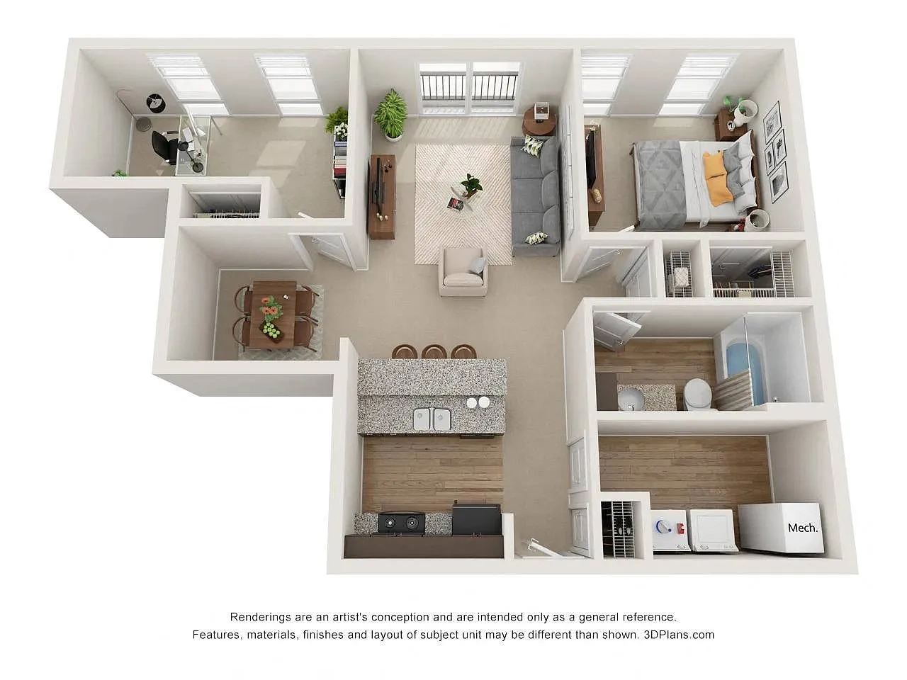 310 at Nulu Apartments – Floor plan