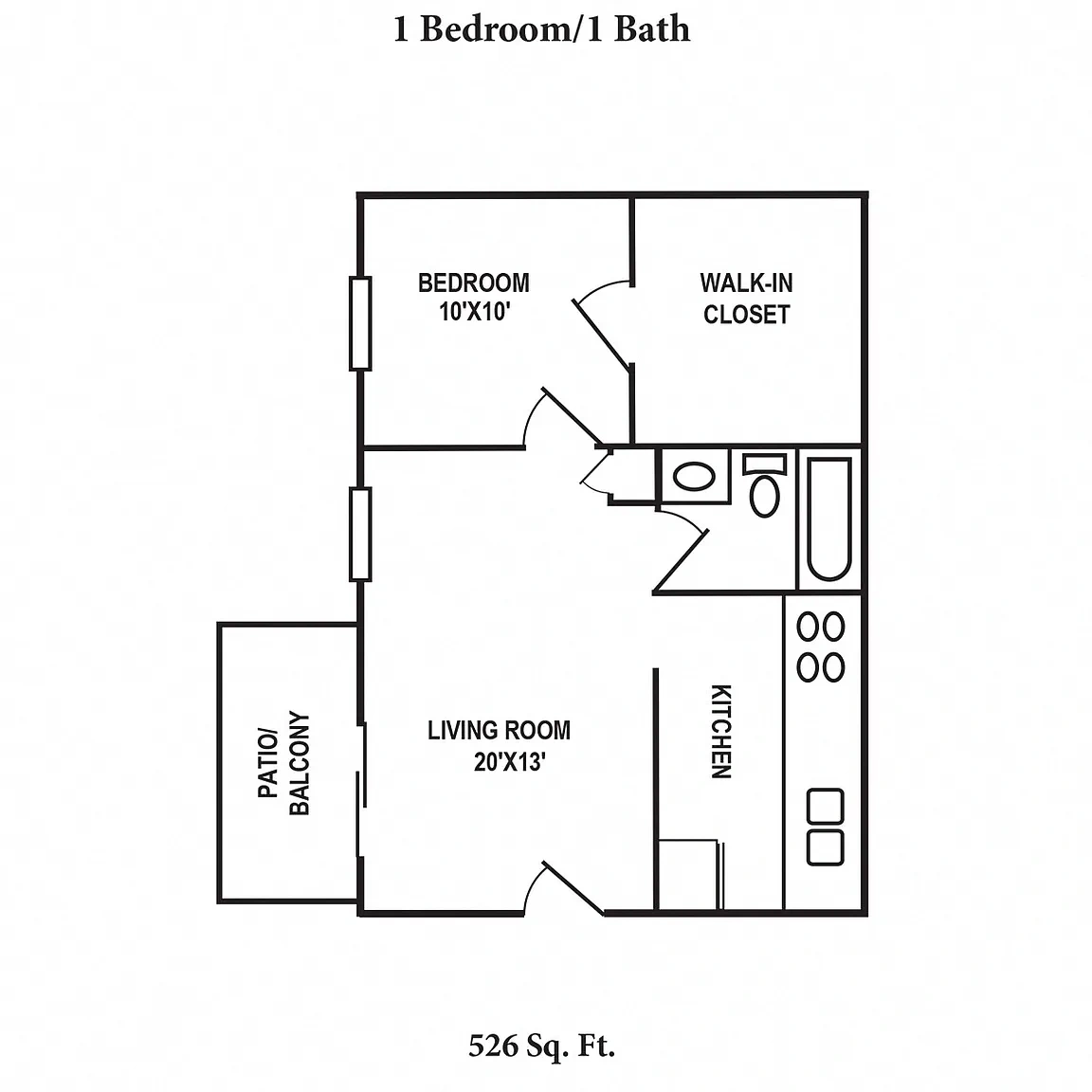Crown Station Apartments – Floor plan
