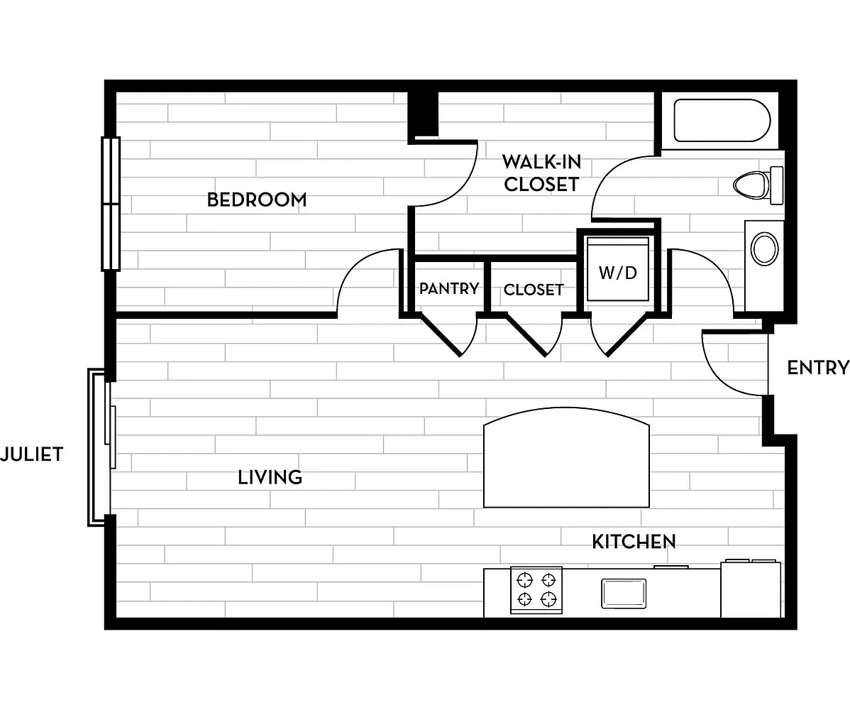 The Battery on Blake Street – Floor plan
