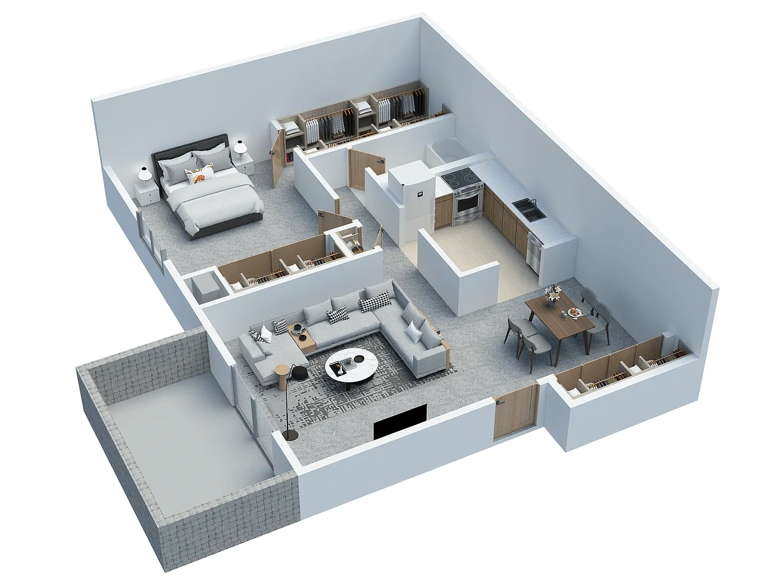 Pheasant Run Apartments – 1 BD 1 BA