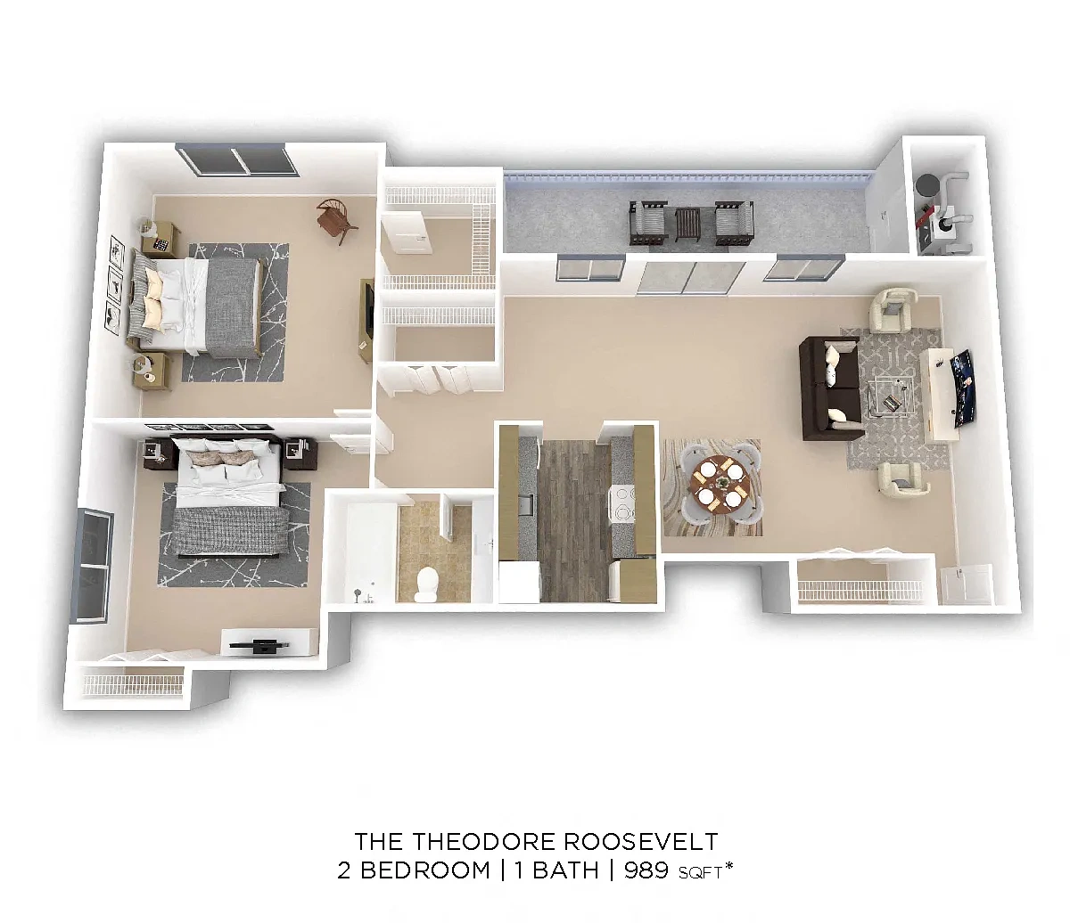 Harbor Place Apartment Homes – Floor plan