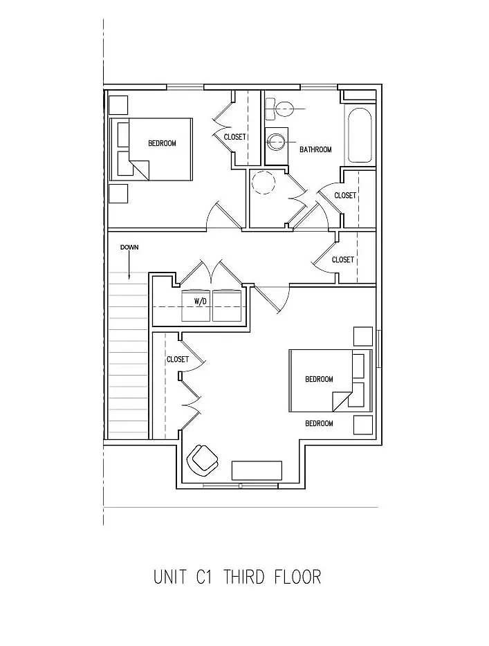 Towns at Hamlet Woods – Floor plan