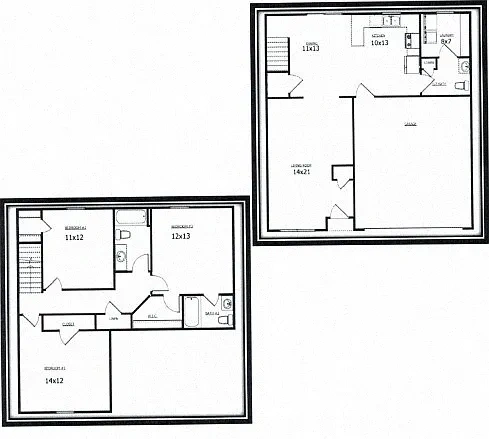 Perry Creek Townhomes - Midland, MI – Floor plan