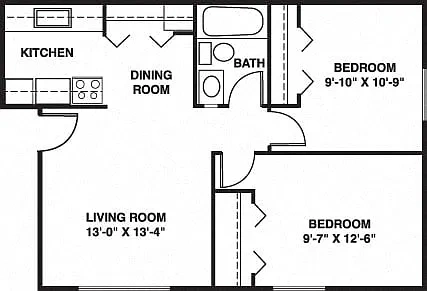 Wood Creek Apartments – Floor plan