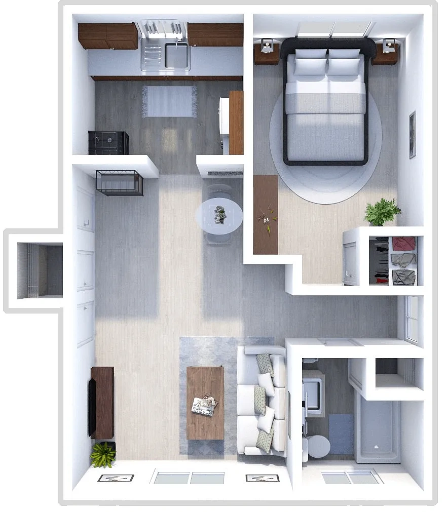 Georgetown Village – 1 BEDROOM 1 BATH