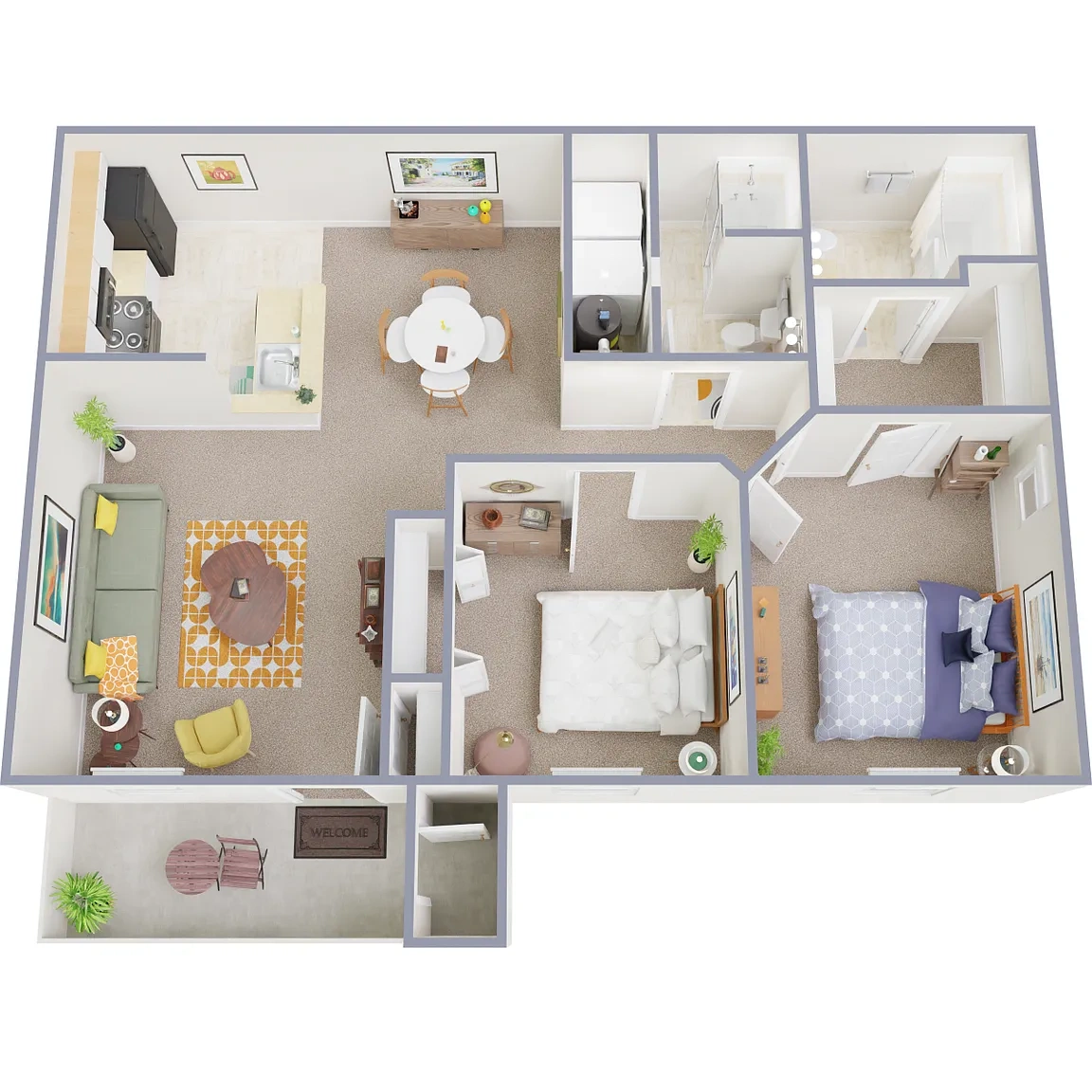 Terraces on the Green – 2Bedroom 2Bath