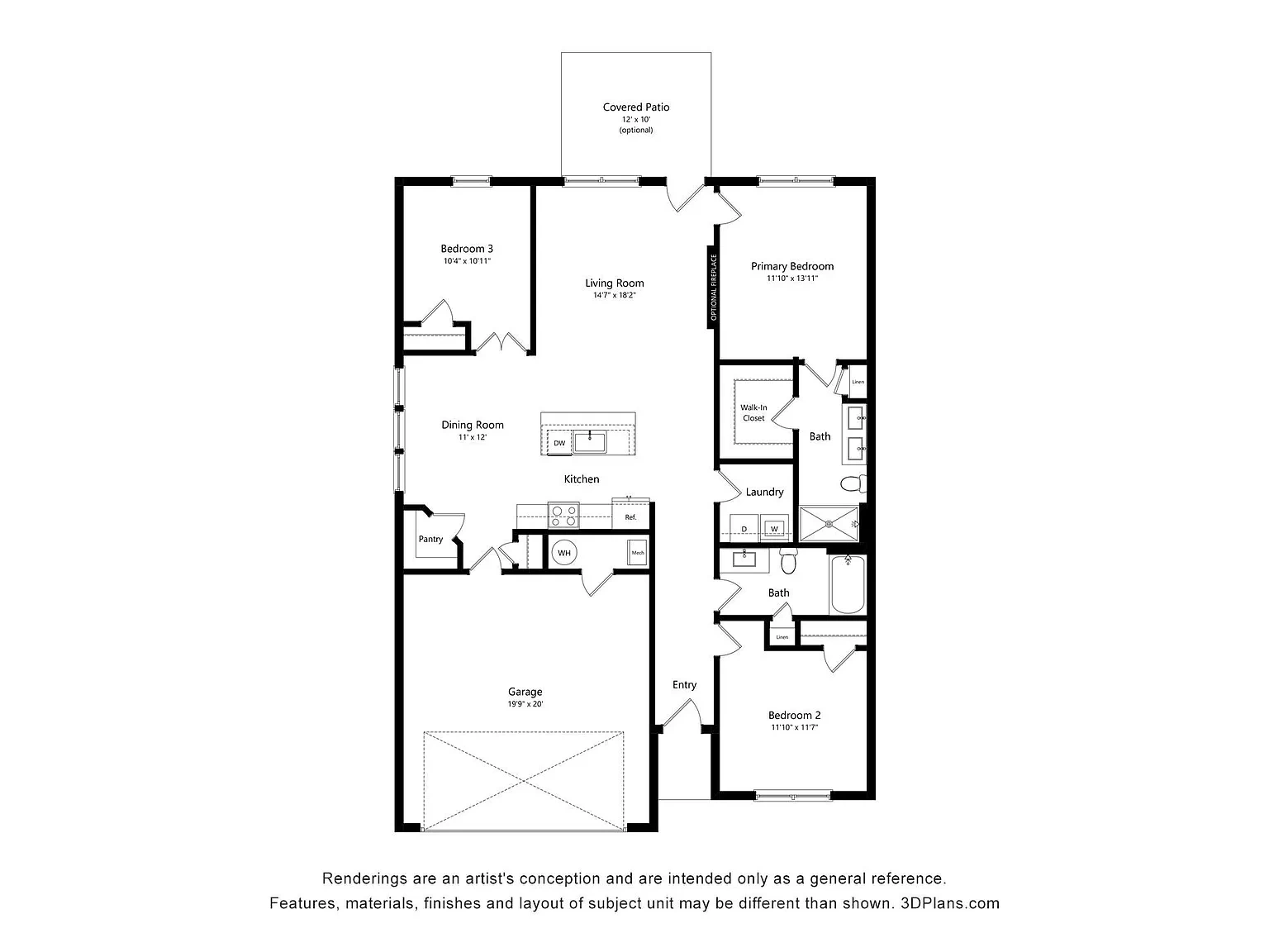 The Chester – Floor plan