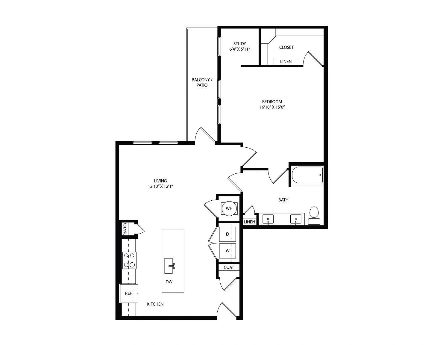 Jefferson Merritt Park – Floor plan