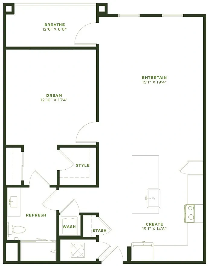 AVLI AT CROSSTOWN CENTER APARTMENTS – Floor plan