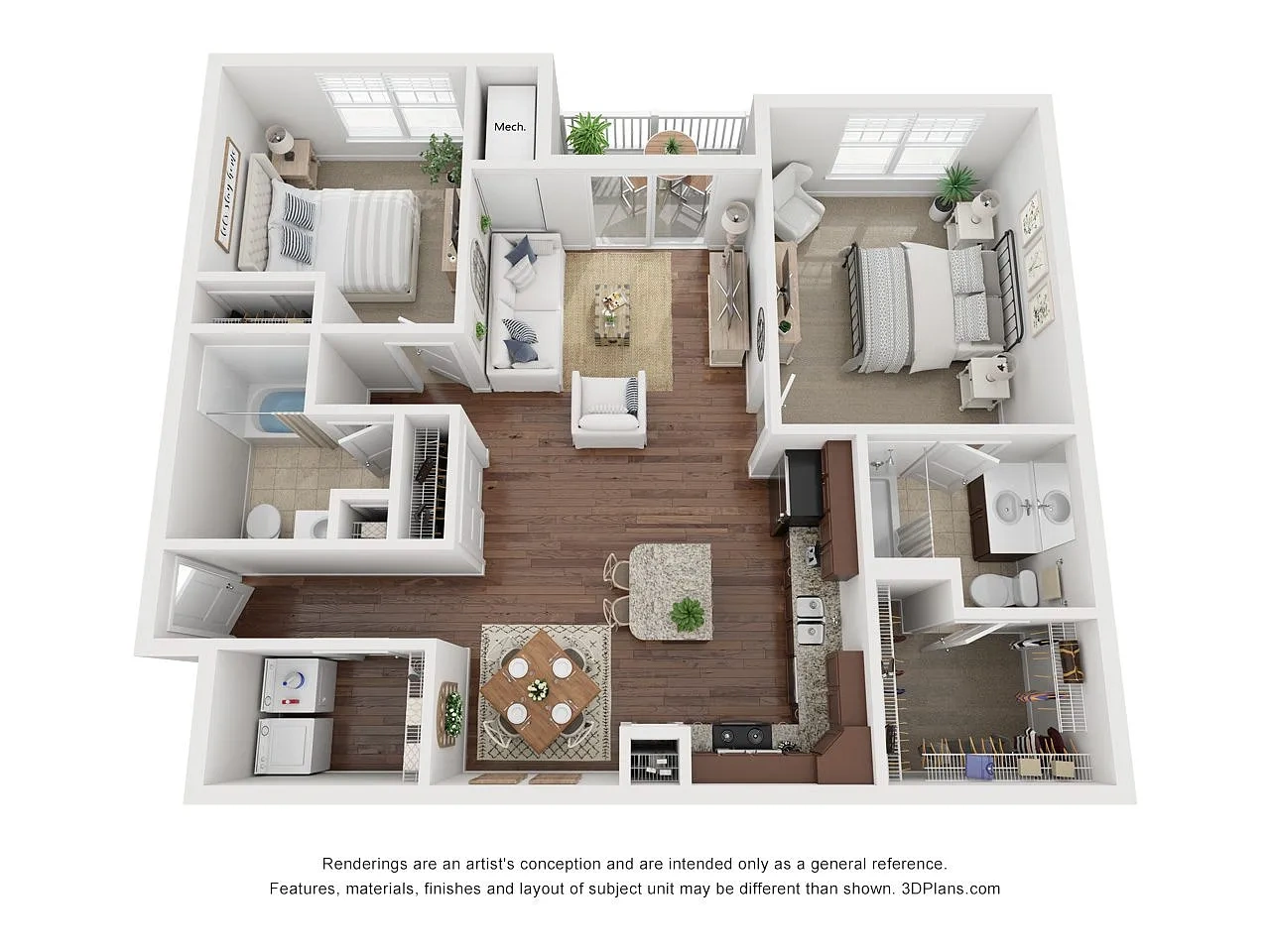 Holly Tree Apartments – Floor plan