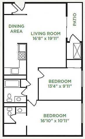 Millcroft Apartments – Floor plan