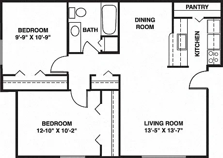 Wood Creek Apartments – Floor plan