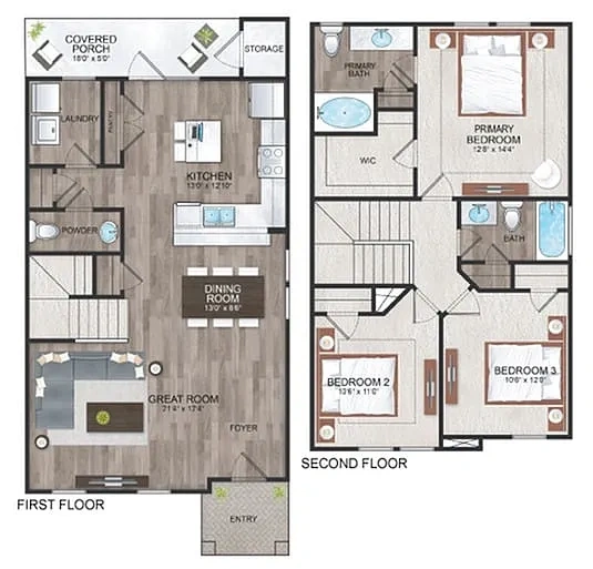 The Retreat at Carlile Townes – Floor plan