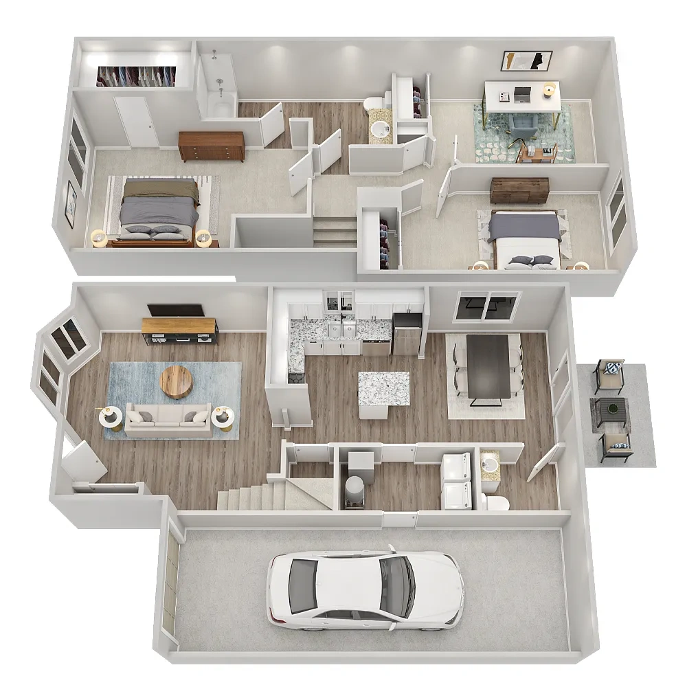 Brook Run – Floor plan