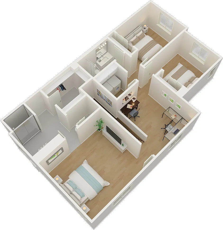 Echo Paired Homes – Floor plan