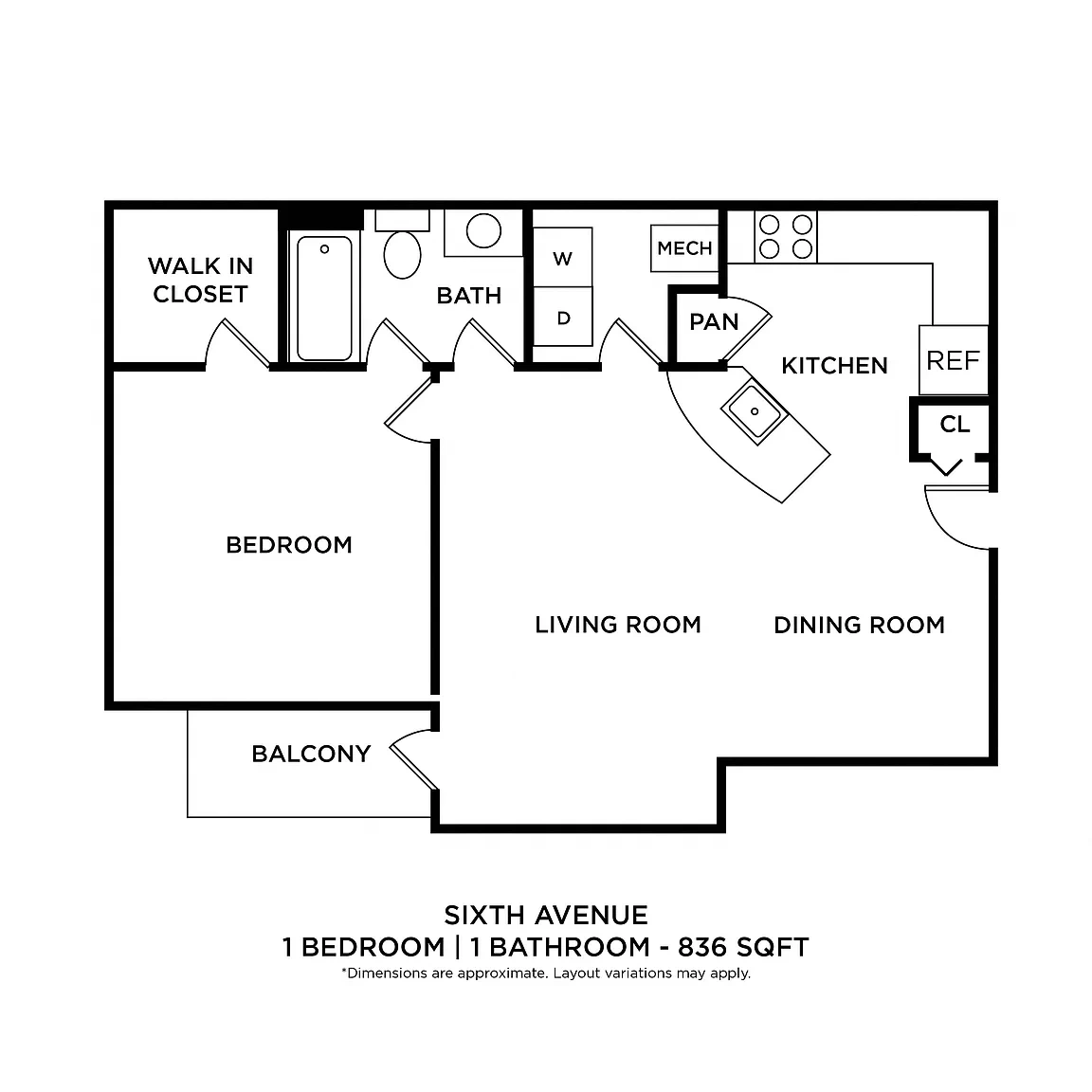 Palmer House Apartment Homes – Floor plan