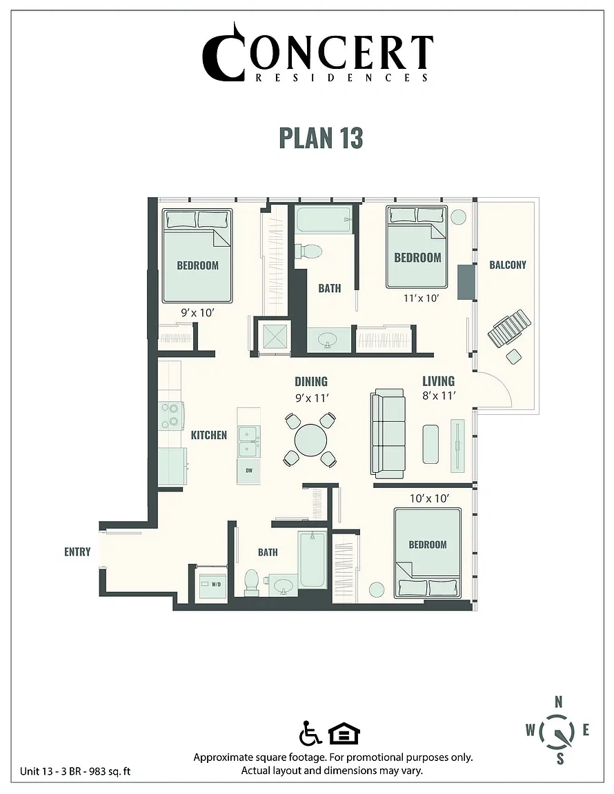 Broadway Towers – Floor plan