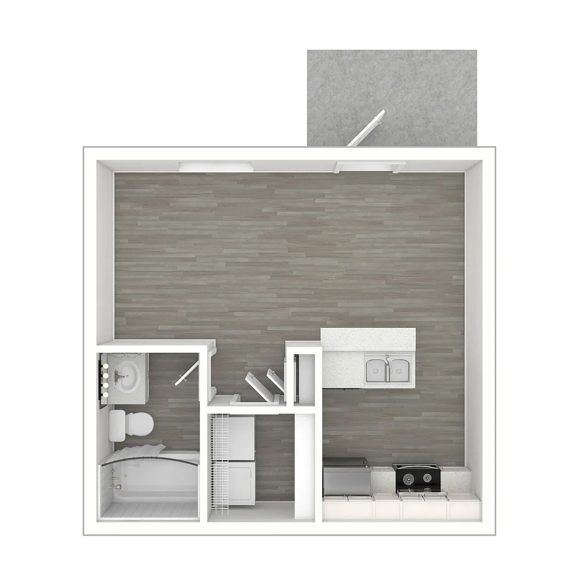 Athena Garden Apartments – Floor plan