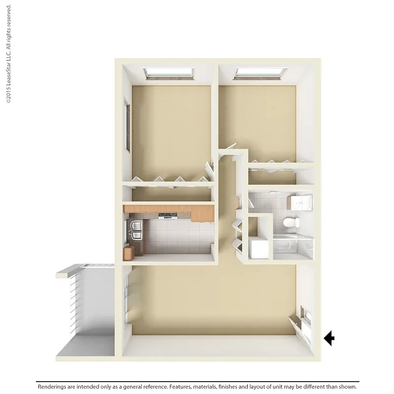 Imperial Palms Apartments – Floor plan