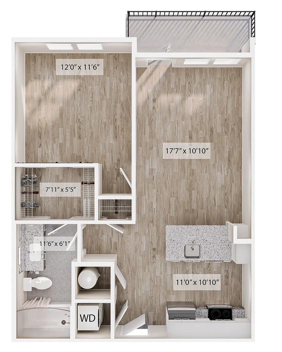 The Westbrook Apartments at Brewers Row – Floor plan