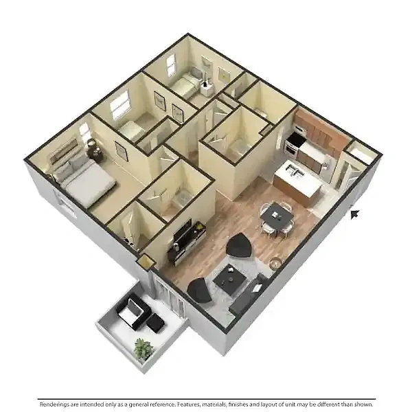 Parkwater Apartments – Floor plan