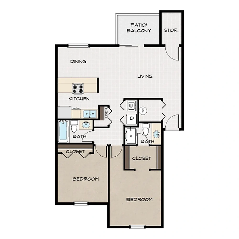Ascent at South Hill – Floor plan