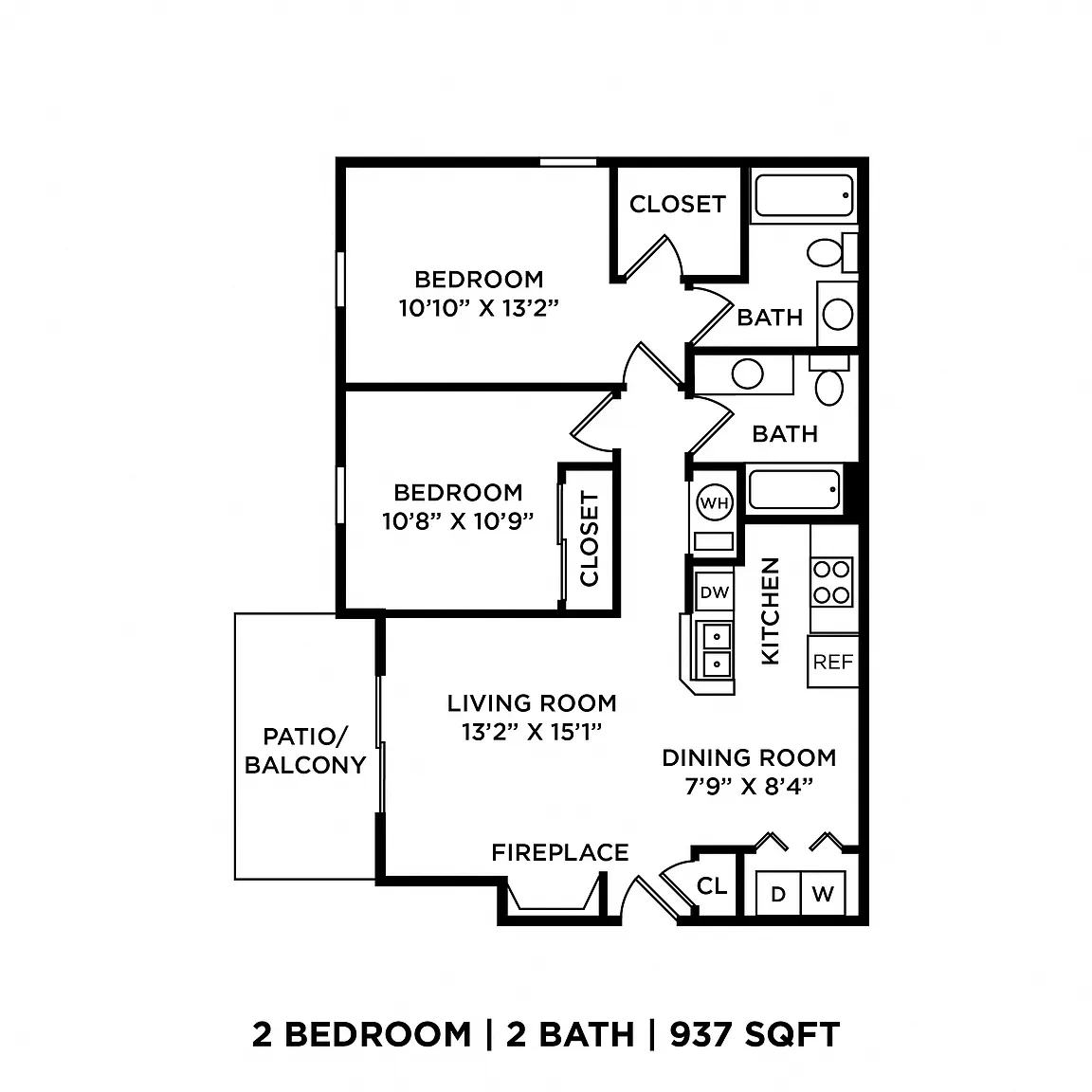 The Bradford at Easton Apartment Homes – Floor plan