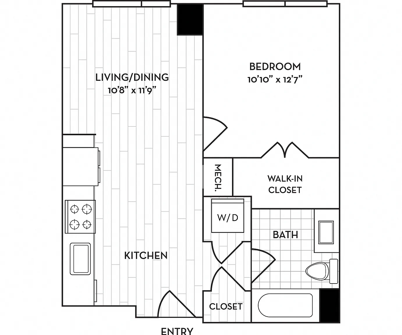 Velo Forest Hills Apartments – Floor plan