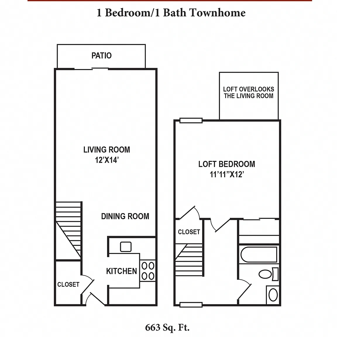Concord Woods Apartments – Floor plan