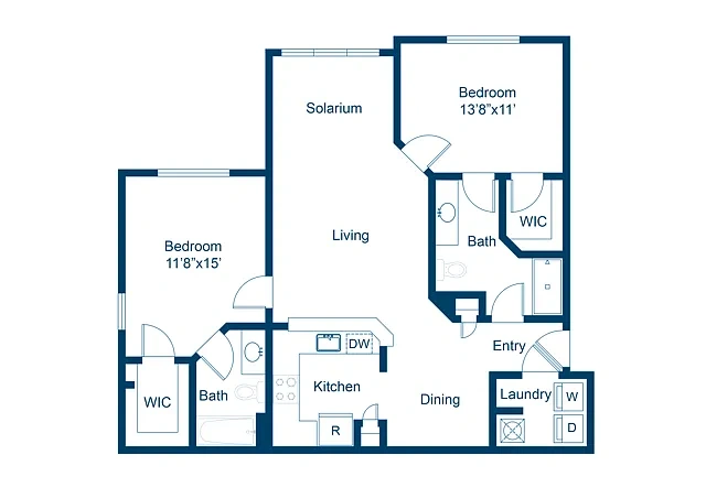 The Enclave at Tranquility Lake Apartments – Floor plan
