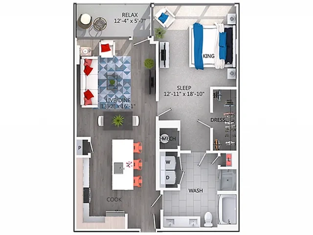 AMLI Arts Center – Floor plan
